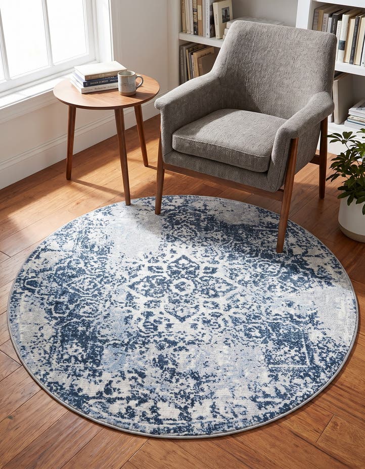3' 3 x 3' 3 Kamala Washable Round Rug