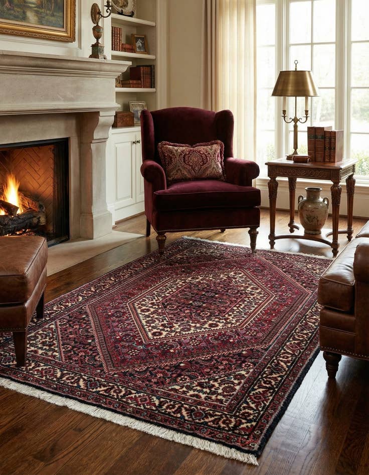 Detail image of  2' 6 x 3' 7 Bidjar fine Rug