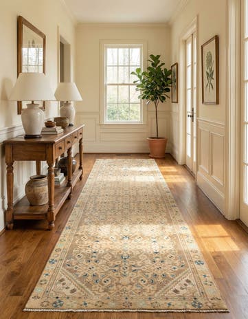 3' 1 x 9' 9 Hamedan Runner Rug