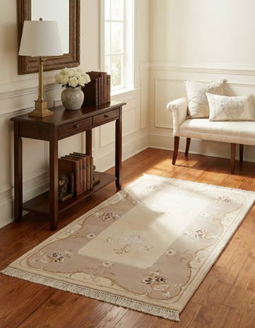 3' x 4' 11 Hand Knotted Darya Wool Rug