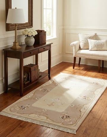 3' x 4' 11 Hand Knotted Darya Wool Rug