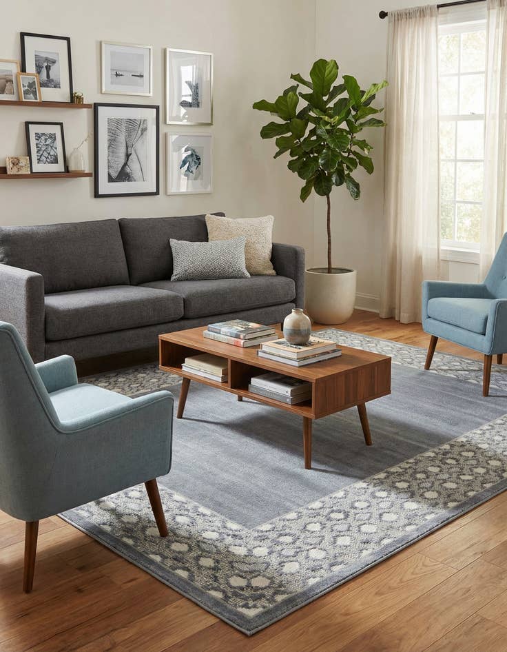 Detail image of  7' 10 x 10' Vince Camuto Rug