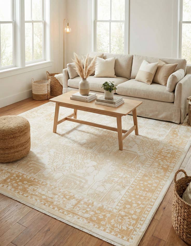 Detail image of  7' 10 x 10' Nain Design Rug