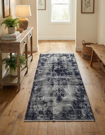 3' 2 x 6' 2 Hand Knotted Ultra Vintage Persian Wool Runner Rug
