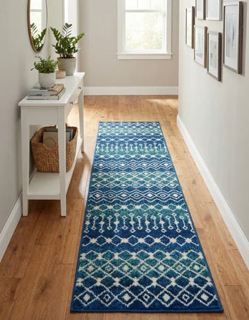 2' x 8' Moroccan Trellis Runner Rug