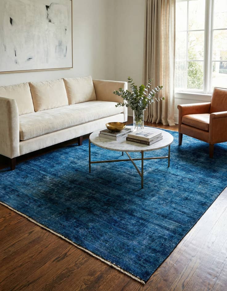 Detail image of 7' x 10' 7  Hand Knotted Ultra Vintage Persian Wool Rug