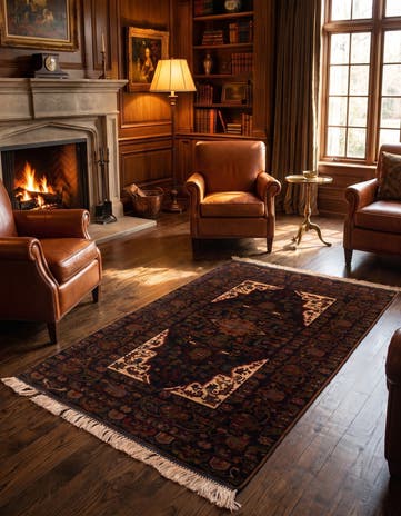 3' 11 x 6' 2 Afghan Rug