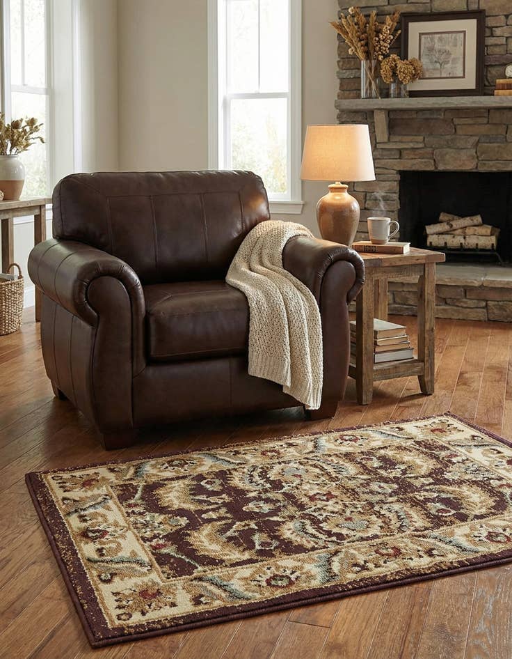 Detail image of 2' 2 x 3' Classic Agra Rug