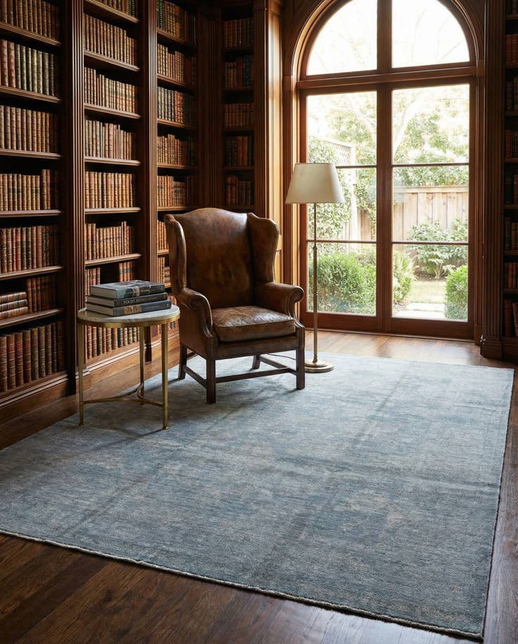 Detail image of 8' 7 x 11' 4 Hand Knotted Over-Dyed Ziegler Rug