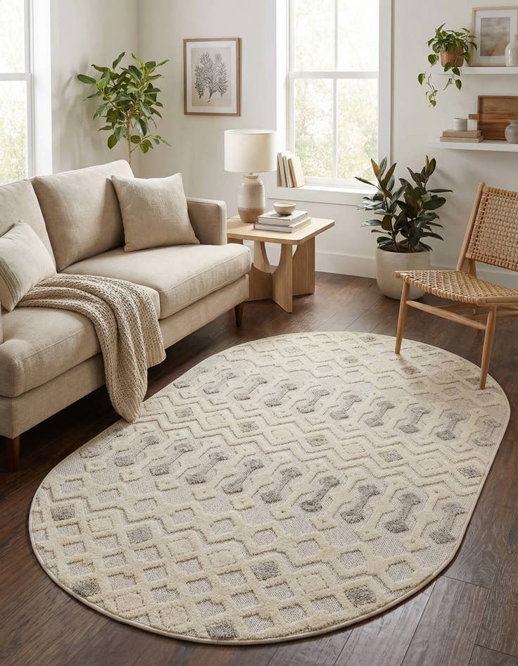 Detail image of 3' 3 x 5' 3 Arlo Oval Rug