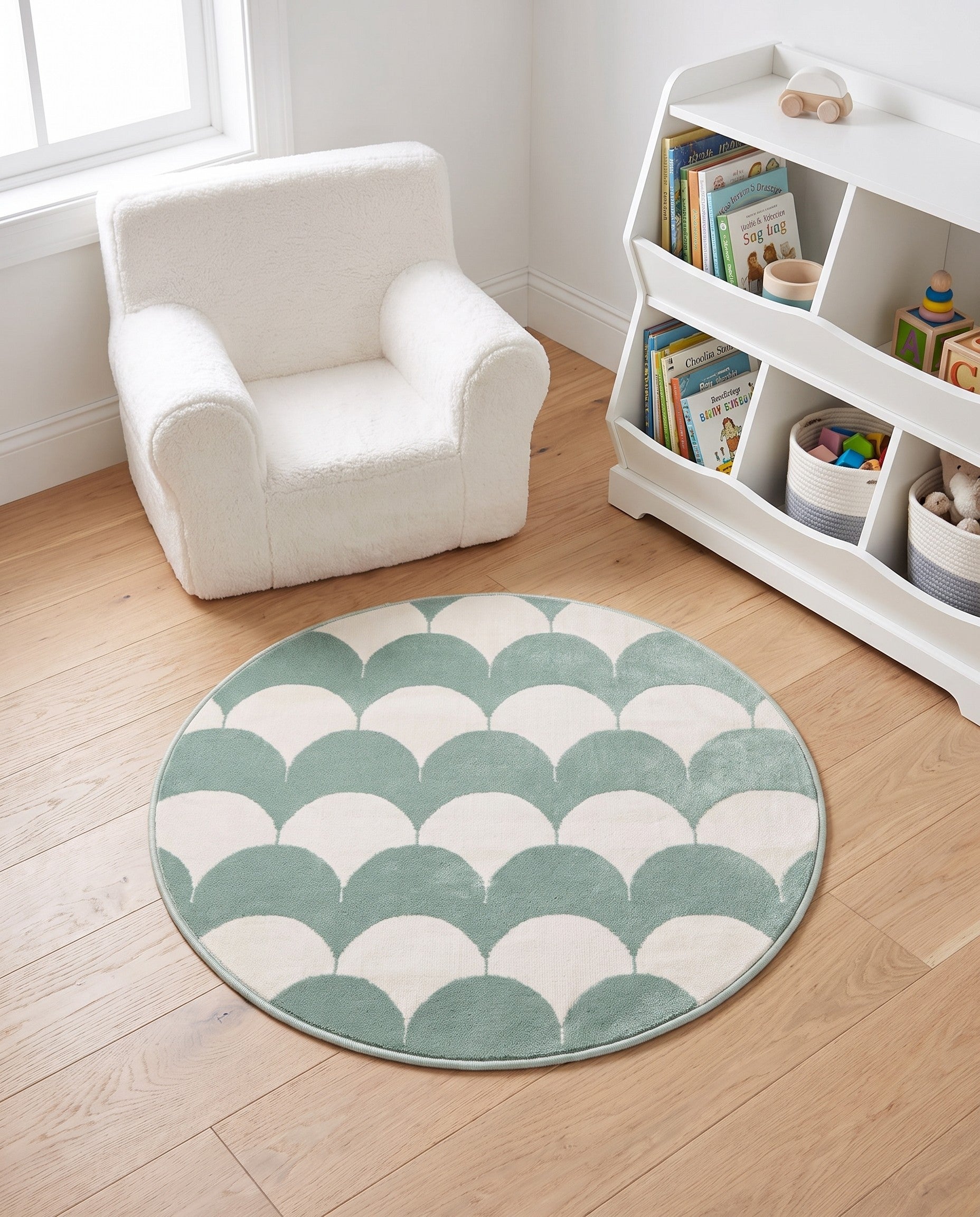 3' x 3' Whimsy Kids Round Rug