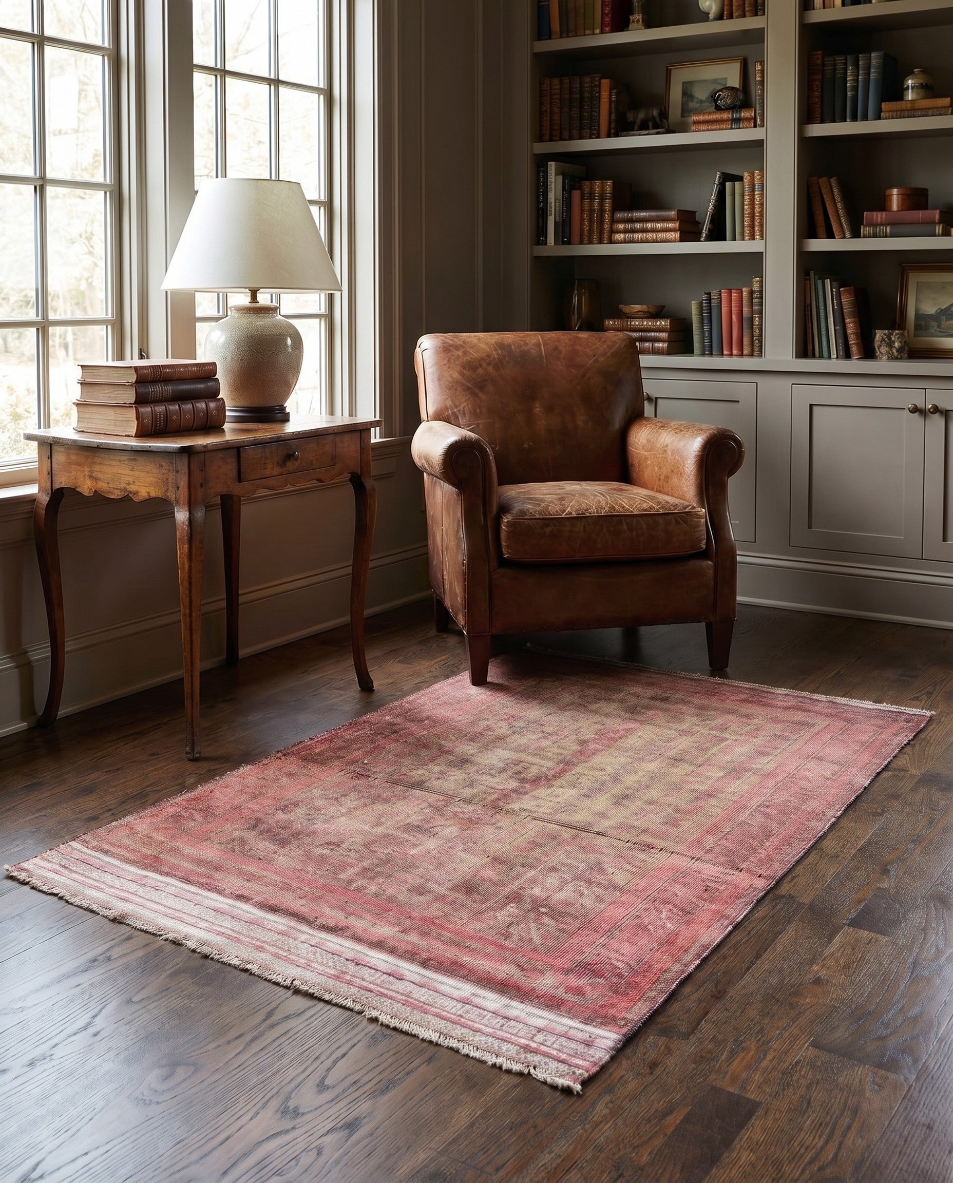 3' x 4' 5 Hand Knotted Ultra Vintage Persian Wool Rug