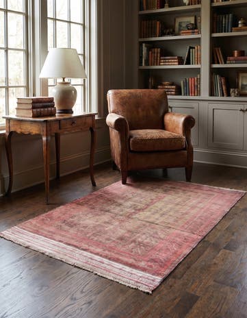 3' x 4' 5 Hand Knotted Ultra Vintage Persian Wool Rug