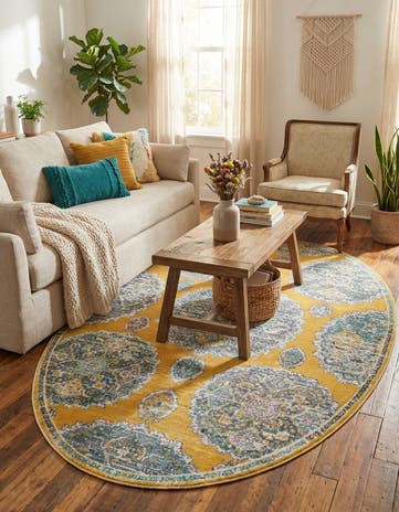 5' 5 x 8' Paragon Oval Rug