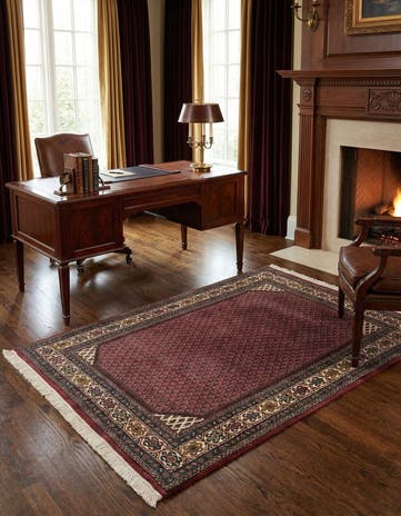 4' 1 x 5' 9 Mir Wool Rug