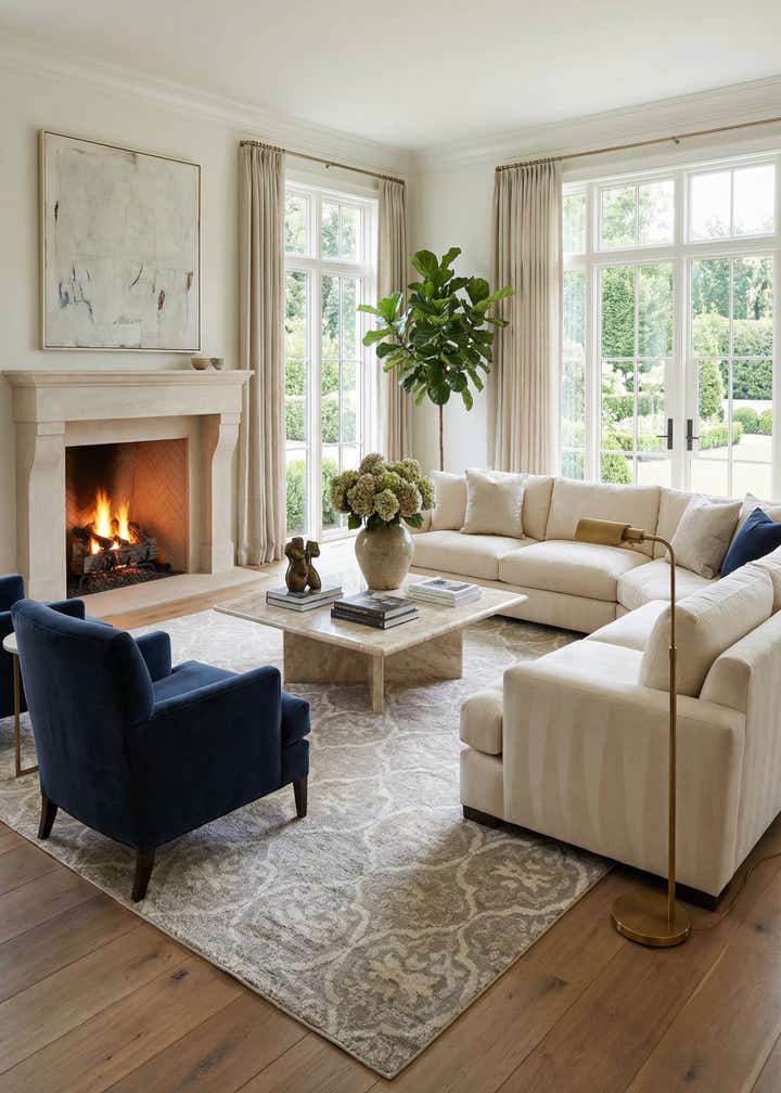 9' 8 x 13' 3 Hand Knotted Darya Rug