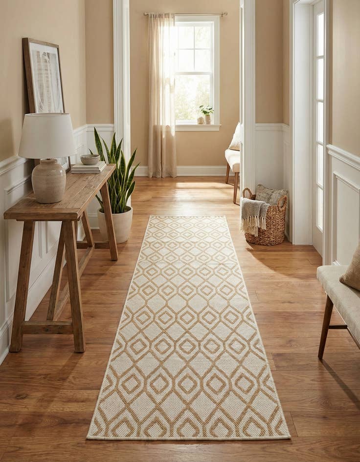 Detail image of 2' x 8'  Washable Jill Zarin Turks and Caicos Indoor / Outdoor Runner Rug