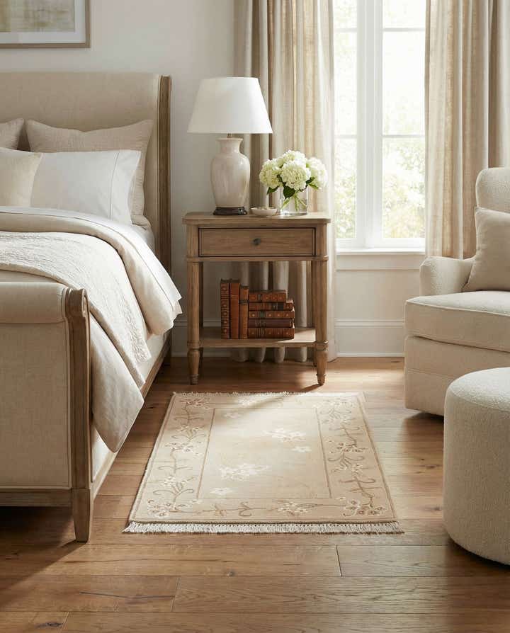 2' 7 x 4' 8 Hand Knotted Darya Wool Rug