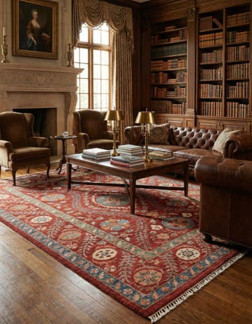 6' 6 x 10' 2 Hand Knotted Ariana Ziegler Rug