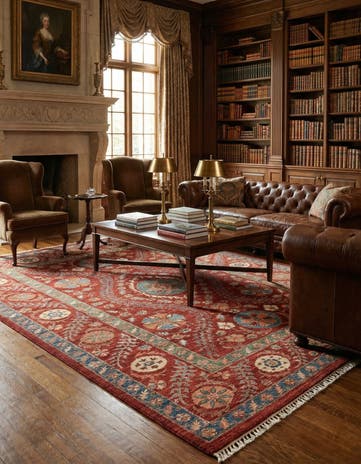 6' 6 x 10' 2 Hand Knotted Ariana Ziegler Rug