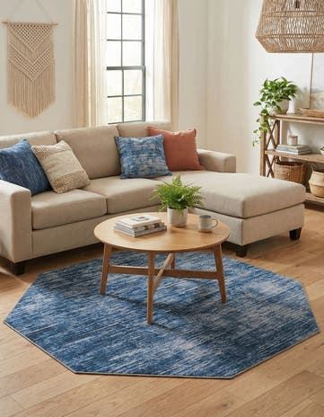 5' x 5' Asha Octagon Rug