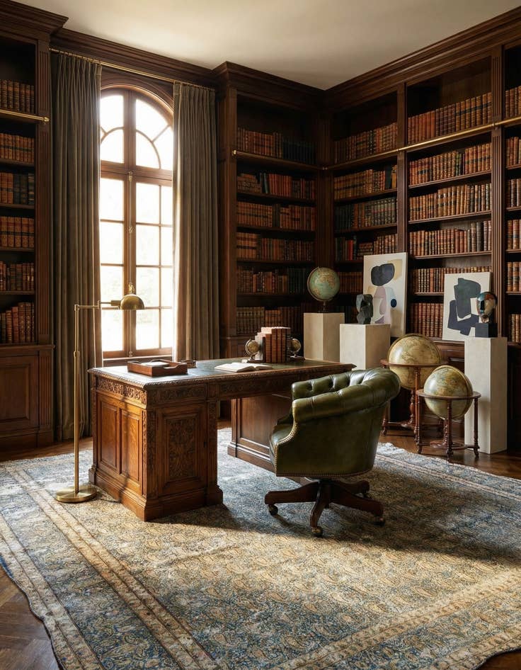 Detail image of 9' 10 x 12' Vintage Royal Wool Rug