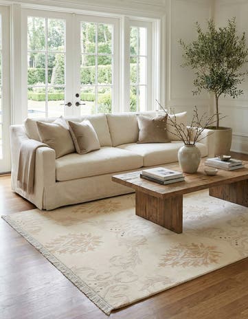5' 5 x 7' 10 Hand Knotted Darya Wool Rug