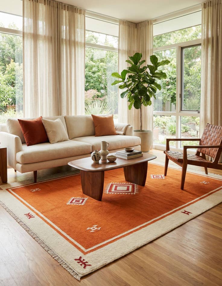 Detail image of 4' 8 x 6' 8 Darya Rug