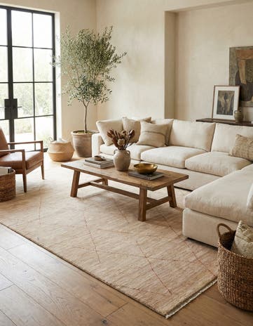 8' 2 x 11' 5 Hand Knotted Moroccan Wool Rug