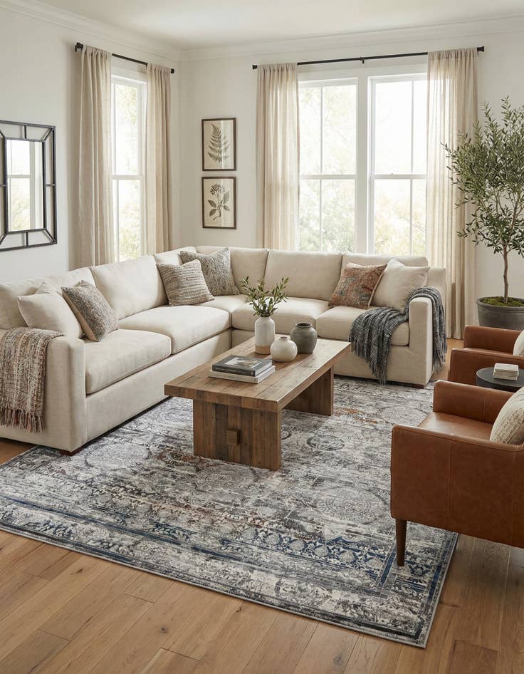 Detail image of  7' 10 x 10' Finsbury Rug