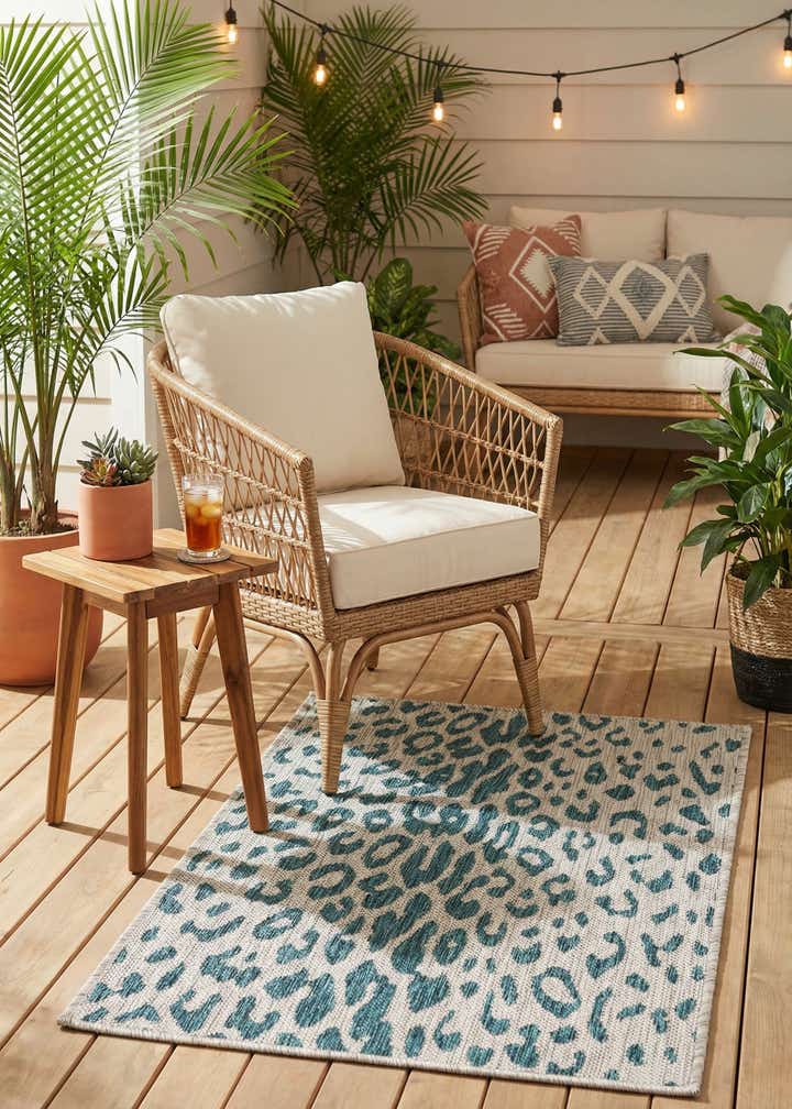 2' x 3' Easy-Clean Safari Indoor / Outdoor Rug