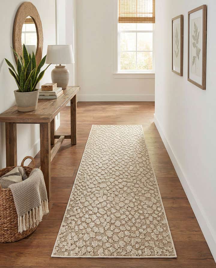 2' x 6' 1 Easy-Clean Safari Indoor / Outdoor Runner Rug