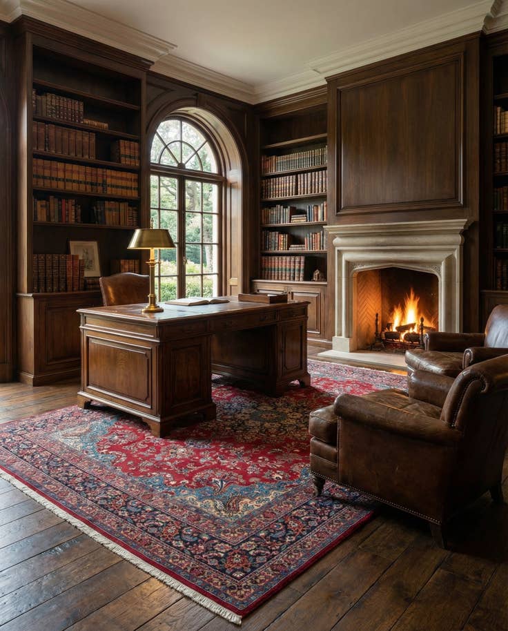 Detail image of 9' 11 x 12' 10 Hand Knotted Mashad Persian Wool Rug