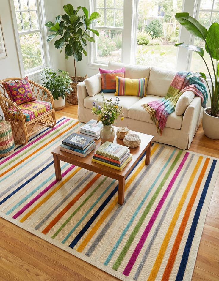 Detail image of  7' x 10'  Washable Aruba Indoor / Outdoor Rug