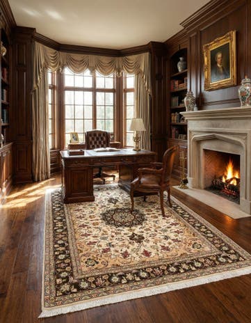 4' 11 x 6' 9 Tabriz Rug