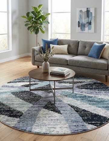 7' 10 x 7' 10 Tucson Round Rug