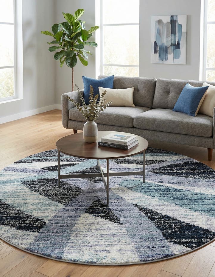 7' 10 x 7' 10 Tucson Round Rug