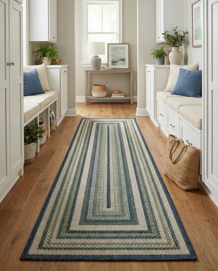 Detail image of 2' x 7' 10 Easy-Clean Baja Indoor / Outdoor Runner Rug