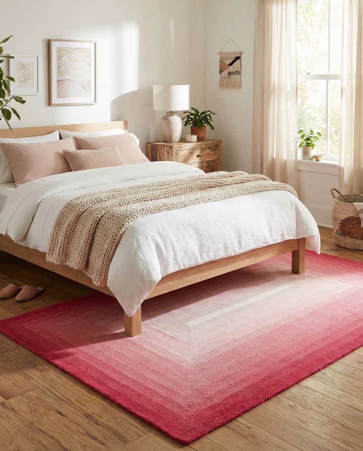 5' 1 x 8' Ombre Wool Rug