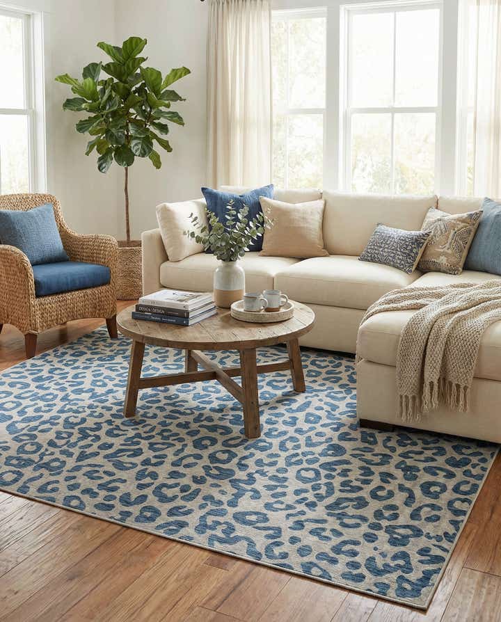 10' x 13' Easy-Clean Safari Indoor / Outdoor Rug