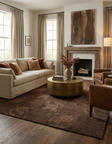 8' x 9' 9 Hand Knotted Darya Wool Rug