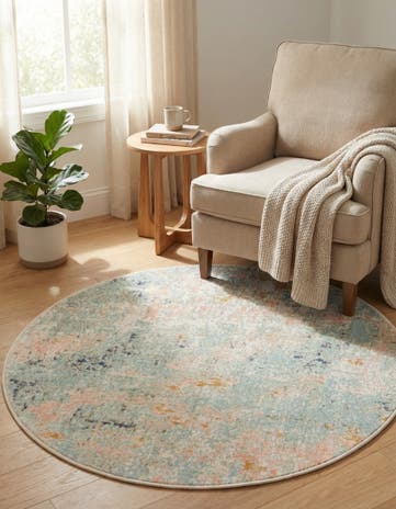 Lotus Round Rug