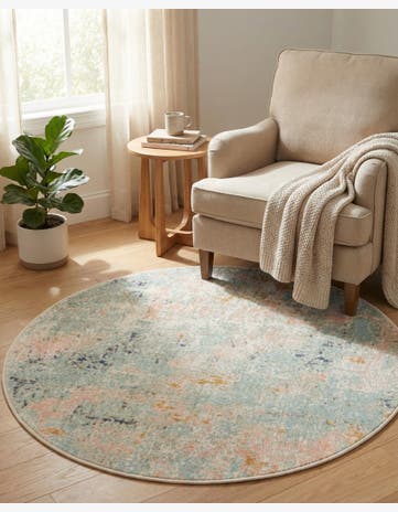 Lotus Round Rug