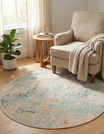 Lotus Round Rug