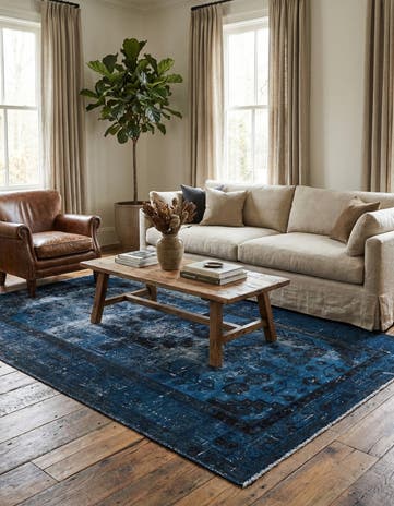 4' 4 x 7' 3 Hand Knotted Ultra Vintage Persian Wool Rug