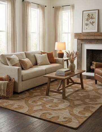5' x 8' Luna Wool Rug