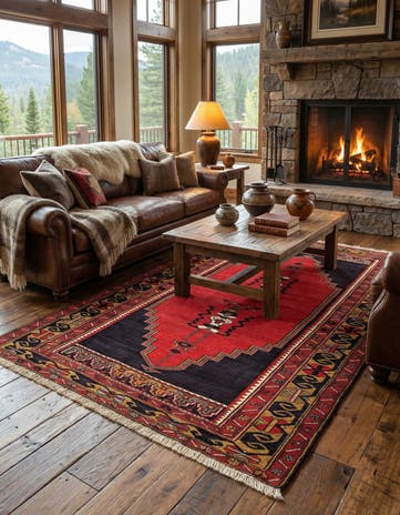 4' 6 x 8' Yuruk Rug