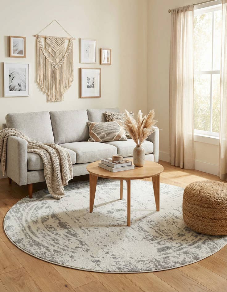 Detail image of  6' x 6' Lennon Round Rug