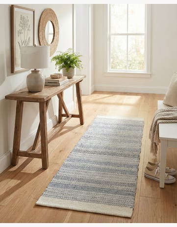2' x 6' 1 Hand Woven Lariat Runner Rug