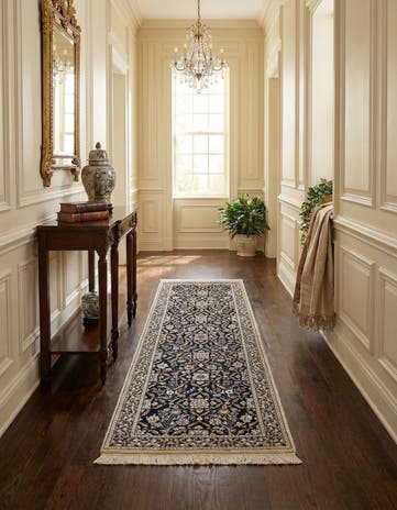 1' 7 x 5' 2 Hand Knotted Nain Rug